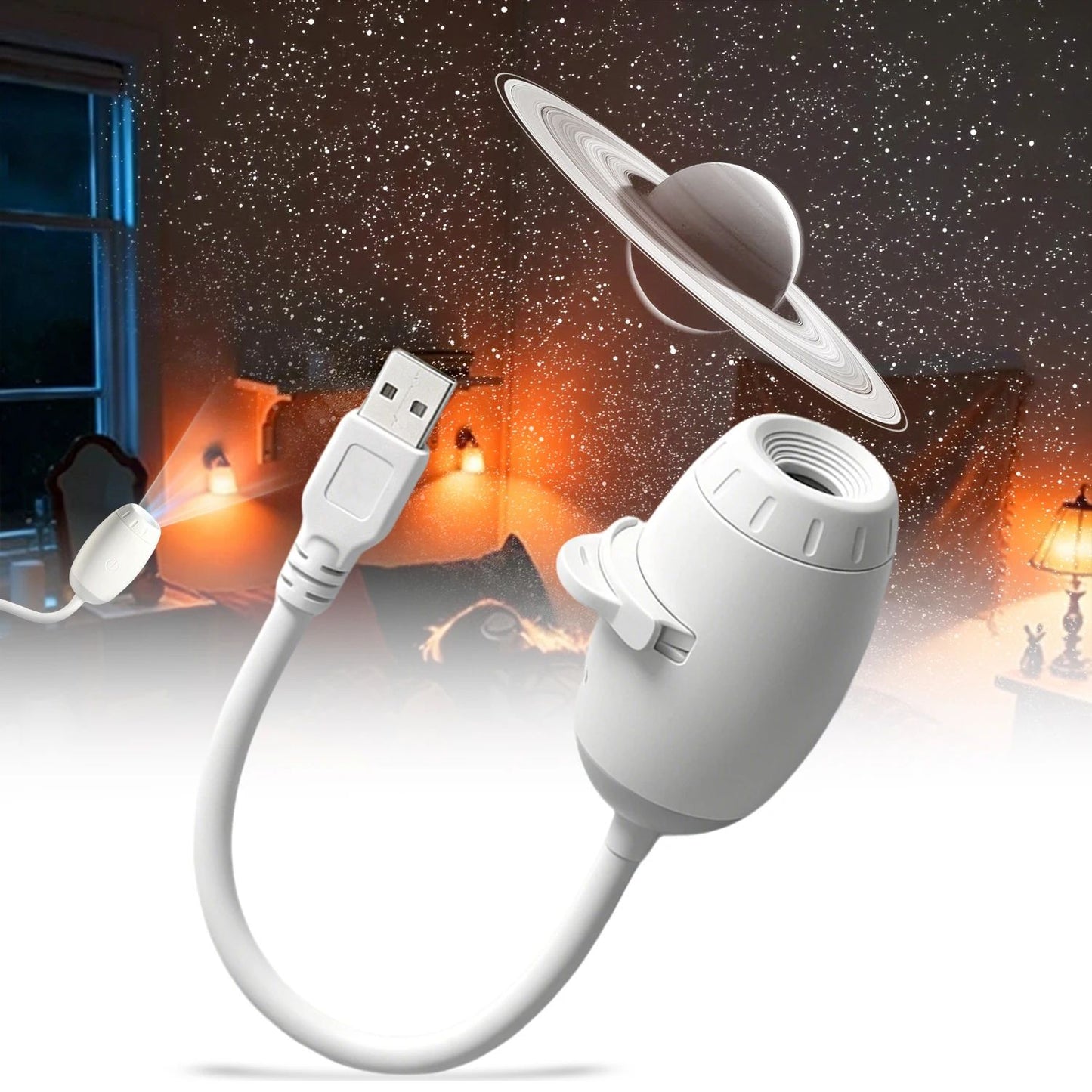 Evonix 2-in-1 Galaxy Projector V2