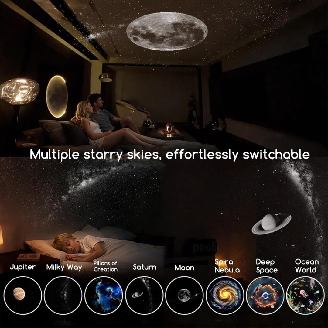 Projecteur Galaxy 2-en-1 Evonix