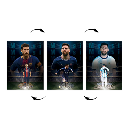 Poster 3D Lionel Messi