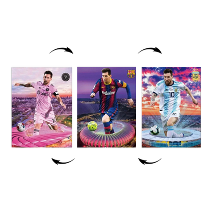 Poster 3D Lionel Messi