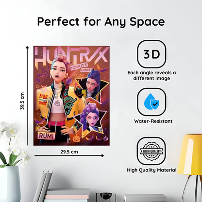 Huntr/X 3D Poster